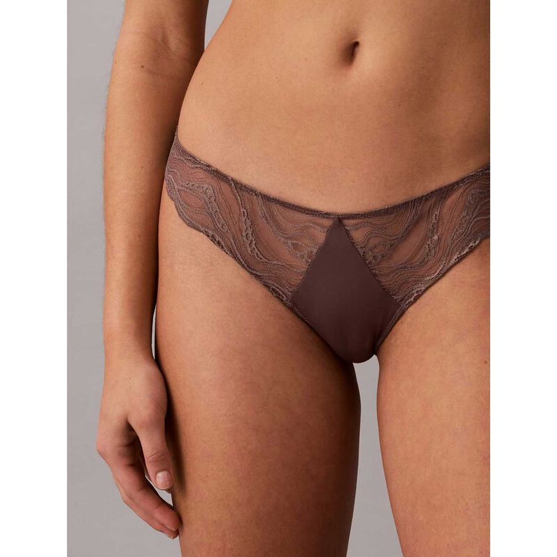Calvin Klein Sensual Stretch Lace Thong image number 2